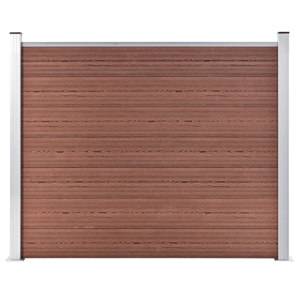 vidaXL Panou de gard, maro, 180 x 146 cm, WPC