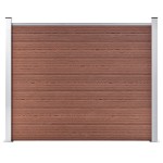 vidaXL Panou de gard, maro, 180 x 146 cm, WPC vidaXL Panou de gard, maro, 180 x 146 cm, WPC