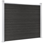 vidaXL Panou de gard, gri, 180x146 cm, WPC vidaXL Panou de gard, gri, 180x146 cm, WPC