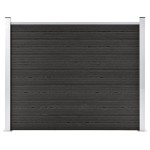 vidaXL Panou de gard, gri, 180x146 cm, WPC vidaXL Panou de gard, gri, 180x146 cm, WPC