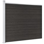 vidaXL Panou de gard, gri, 175x146 cm, WPC vidaXL Panou de gard, gri, 175x146 cm, WPC