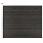 vidaXL Panou de gard, gri, 175x146 cm, WPC vidaXL Panou de gard, gri, 175x146 cm, WPC