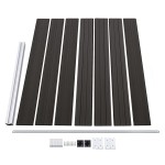 vidaXL Panou de gard, gri, 175x146 cm, WPC vidaXL Panou de gard, gri, 175x146 cm, WPC