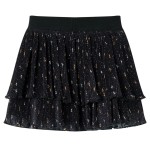 Fustă pentru copii cu volane, negru, 128 Fustă pentru copii cu volane, negru, 128