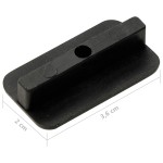 vidaXL Cleme pardoseală cu șuruburi 200 buc. plastic&oțel inoxidabil vidaXL Cleme pardoseală cu șuruburi 200 buc. plastic&oțel inoxidabil