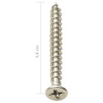 vidaXL Cleme pardoseală cu șuruburi 200 buc. plastic&oțel inoxidabil vidaXL Cleme pardoseală cu șuruburi 200 buc. plastic&oțel inoxidabil