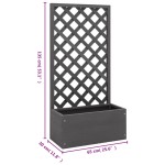 vidaXL Jardinieră cu spalier, 65x30x135 cm, WPC vidaXL Jardinieră cu spalier, 65x30x135 cm, WPC