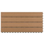 vidaXL Plăci de pardoseală, 6 buc., maro, 60x30 cm, WPC, 1,08 m² vidaXL Plăci de pardoseală, 6 buc., maro, 60x30 cm, WPC, 1,08 m²