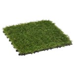 vidaXL Plăci de iarbă artificială, 11 buc, verde, 30x30 cm vidaXL Plăci de iarbă artificială, 11 buc, verde, 30x30 cm