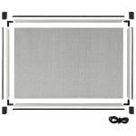 vidaXL Plasă insecte extensibilă pentru ferestre, alb, (75-143)x50 cm vidaXL Plasă insecte extensibilă pentru ferestre, alb, (75-143)x50 cm