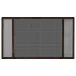 vidaXL Plasă insecte extensibilă pentru ferestre, maro, (75-143)x50 cm vidaXL Plasă insecte extensibilă pentru ferestre, maro, (75-143)x50 cm