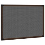 vidaXL Plasă insecte extensibilă pentru ferestre, maro, (75-143)x50 cm vidaXL Plasă insecte extensibilă pentru ferestre, maro, (75-143)x50 cm