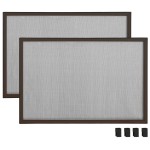 vidaXL Plasă insecte extensibilă pentru ferestre, maro, (75-143)x50 cm vidaXL Plasă insecte extensibilă pentru ferestre, maro, (75-143)x50 cm