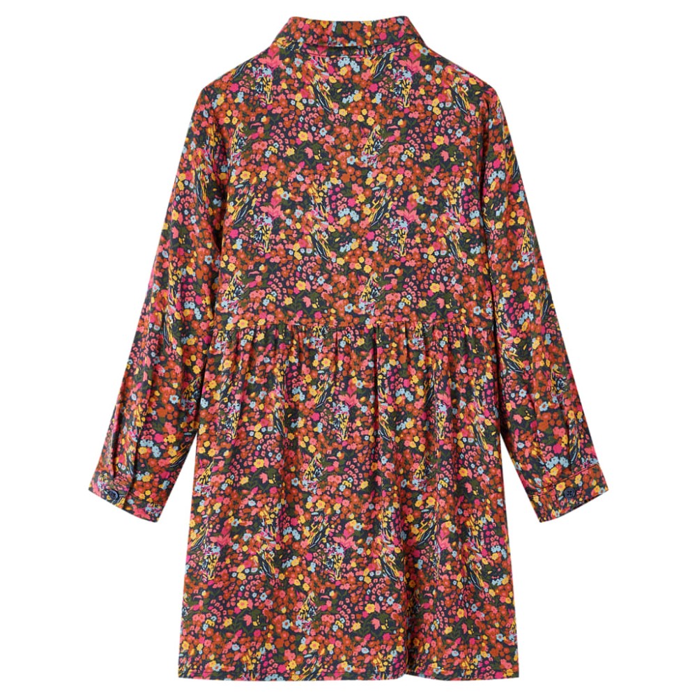 Rochie pentru copii cu mâneci lungi, multicolor, 116