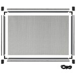 vidaXL Plasă insecte extensibilă ferestre, antracit, (75-143)x50 cm vidaXL Plasă insecte extensibilă ferestre, antracit, (75-143)x50 cm