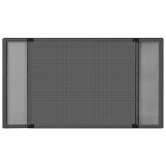vidaXL Plasă insecte extensibilă ferestre, antracit, (100-193)x75 cm