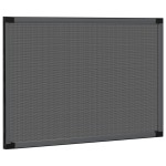 vidaXL Plasă insecte extensibilă ferestre, antracit, (100-193)x75 cm