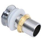 vidaXL Ventil scurgere push funcție de preaplin argintiu 6,4x6,4x9,1cm vidaXL Ventil scurgere push funcție de preaplin argintiu 6,4x6,4x9,1cm