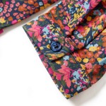 Rochie pentru copii cu mâneci lungi, multicolor, 140