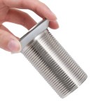 vidaXL Ventil scurgere push fără preaplin, crom, 6,4x6,4x9,1 cm vidaXL Ventil scurgere push fără preaplin, crom, 6,4x6,4x9,1 cm