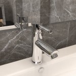 vidaXL Robinet chiuvetă de baie, finisaj cromat, 130x176 mm vidaXL Robinet chiuvetă de baie, finisaj cromat, 130x176 mm