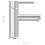 vidaXL Robinet chiuvetă de baie, finisaj cromat, 130x176 mm vidaXL Robinet chiuvetă de baie, finisaj cromat, 130x176 mm
