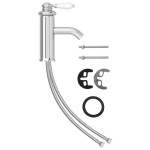 vidaXL Robinet chiuvetă de baie, finisaj cromat, 130x180 mm vidaXL Robinet chiuvetă de baie, finisaj cromat, 130x180 mm