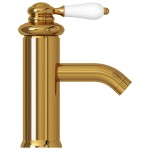 vidaXL Robinet chiuvetă de baie, auriu, 130x180 mm vidaXL Robinet chiuvetă de baie, auriu, 130x180 mm
