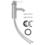vidaXL Robinet chiuvetă de baie, argintiu, 130x180 mm vidaXL Robinet chiuvetă de baie, argintiu, 130x180 mm