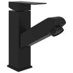 vidaXL Robinet chiuvetă de baie retractabil, negru, 157x172 mm vidaXL Robinet chiuvetă de baie retractabil, negru, 157x172 mm