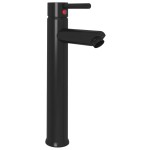 vidaXL Baterie mixer de baie, negru, 12x30 cm vidaXL Baterie mixer de baie, negru, 12x30 cm