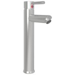 vidaXL Baterie mixer de baie, argintiu, 12x30 cm vidaXL Baterie mixer de baie, argintiu, 12x30 cm