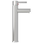 vidaXL Baterie mixer de baie, argintiu, 12x30 cm vidaXL Baterie mixer de baie, argintiu, 12x30 cm