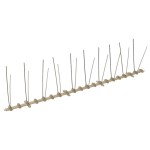vidaXL Set bandă cu țepi antipăsări cu 2 rânduri 20 buc. plastic 10 m vidaXL Set bandă cu țepi antipăsări cu 2 rânduri 20 buc. plastic 10 m