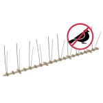 vidaXL Set bandă cu țepi antipăsări cu 2 rânduri 20 buc. plastic 10 m vidaXL Set bandă cu țepi antipăsări cu 2 rânduri 20 buc. plastic 10 m