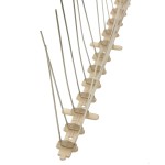 vidaXL Set bandă cu țepi antipăsări cu 4 rânduri 20 buc. plastic 10 m