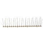 vidaXL Set bandă cu țepi antipăsări cu 5 rânduri 20 buc. plastic 10 m