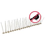 vidaXL Set bandă cu țepi antipăsări cu 5 rânduri 20 buc. plastic 10 m