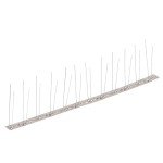 vidaXL Set bandă cu țepi antipăsări cu 2 rânduri, 20 buc., oțel, 10 m vidaXL Set bandă cu țepi antipăsări cu 2 rânduri, 20 buc., oțel, 10 m