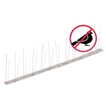 vidaXL Set bandă cu țepi antipăsări cu 2 rânduri, 20 buc., oțel, 10 m vidaXL Set bandă cu țepi antipăsări cu 2 rânduri, 20 buc., oțel, 10 m