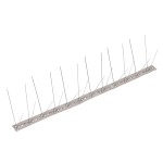 vidaXL Set bandă cu țepi antipăsări cu 4 rânduri, 20 buc., oțel, 10 m