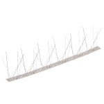 vidaXL Set bandă cu țepi antipăsări cu 5 rânduri, 20 buc., oțel, 10 m vidaXL Set bandă cu țepi antipăsări cu 5 rânduri, 20 buc., oțel, 10 m