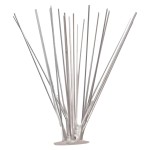 vidaXL Set bandă cu țepi antipăsări cu 5 rânduri, 20 buc., oțel, 10 m vidaXL Set bandă cu țepi antipăsări cu 5 rânduri, 20 buc., oțel, 10 m