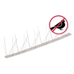 vidaXL Set bandă cu țepi antipăsări cu 5 rânduri, 40 buc., oțel, 20 m vidaXL Set bandă cu țepi antipăsări cu 5 rânduri, 40 buc., oțel, 20 m