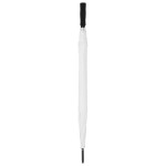vidaXL Umbrelă, alb, 130 cm