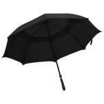 vidaXL Umbrelă, negru, 130 cm vidaXL Umbrelă, negru, 130 cm