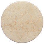 vidaXL Blat de masă, crem, Ø50x2,5 cm, marmură vidaXL Blat de masă, crem, Ø50x2,5 cm, marmură