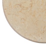 vidaXL Blat de masă, crem, Ø50x2,5 cm, marmură vidaXL Blat de masă, crem, Ø50x2,5 cm, marmură