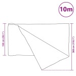 vidaXL Plasă protecție intimitate, antracit, 1,5x10 m, HDPE, 75 g/m² vidaXL Plasă protecție intimitate, antracit, 1,5x10 m, HDPE, 75 g/m²