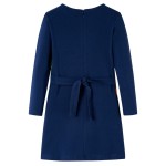 Rochie pentru copii cu mâneci lungi, bleumarin, 104 Rochie pentru copii cu mâneci lungi, bleumarin, 104